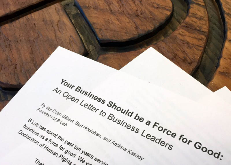 Your Business Should be a Force for Good: An Open Letter to Business Leaders